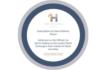 One Heritage Group plc floats on London Stock Exchange’s main market
