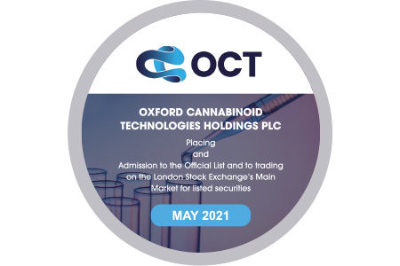 Oxford Cannabinoid Technologies float on the Main Market of the LSE