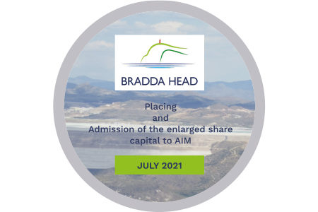 Bradda Head float on AIM