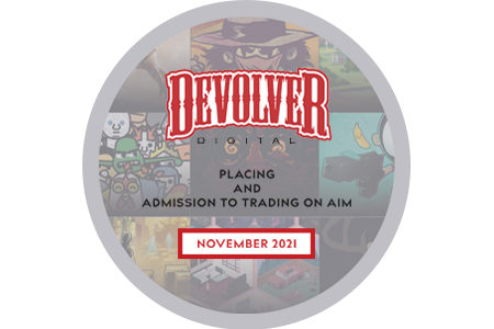 Devolver Digital, Inc. float on AIM with a valuation of $950 million - The largest US-based Company ever to join the London Stock Exchange across all markets