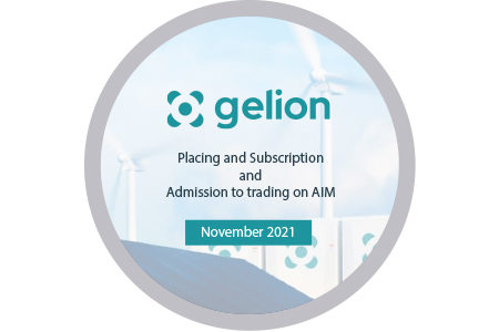 Gelion float on AIM qualify for London Stock Exchange's Green Economy Mark