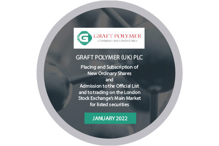 Graft Polymer float on the Main Market of the LSE