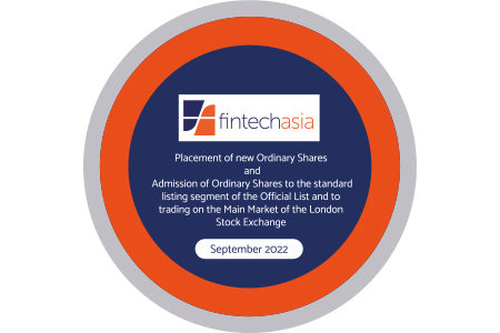 Fintech Asia float on the Main Market of the LSE